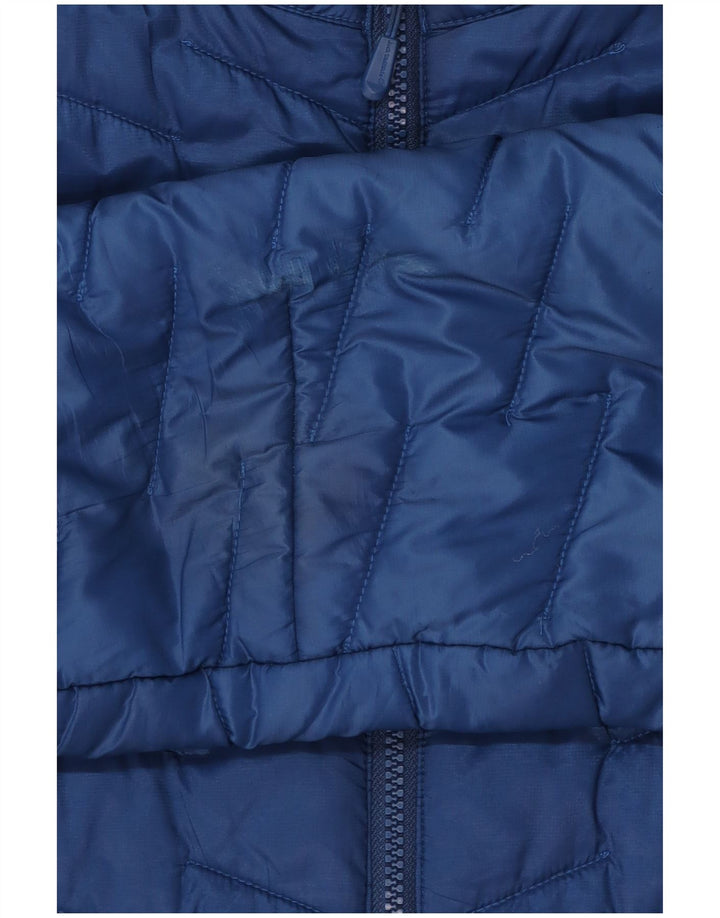 Мужская стеганая куртка Jack Wolfskin UK 36/38, средний синий полиэстер