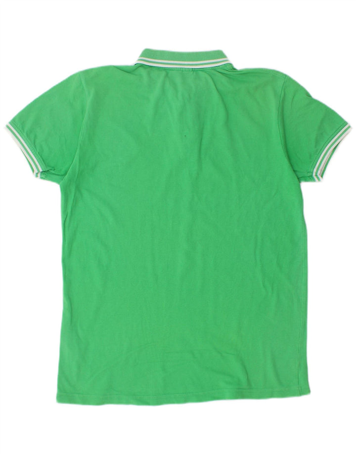 KAPPA Mens Polo Shirt Medium Green Cotton