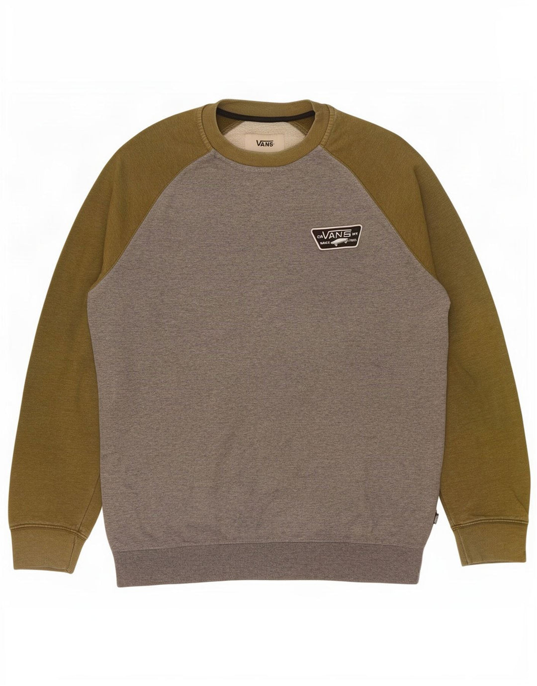 Мужской свитшот Vans, большой серый с цветными блоками