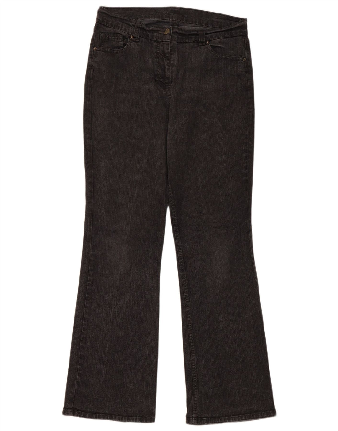 Женские джинсы Bootcut Marks & Spencer UK 12, средние W30 L29, черный хлопок