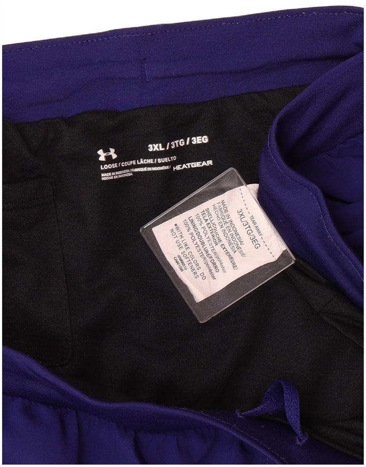 Женские спортивные шорты UNDER ARMOR UK 22 3XL, темно-синий полиэстер