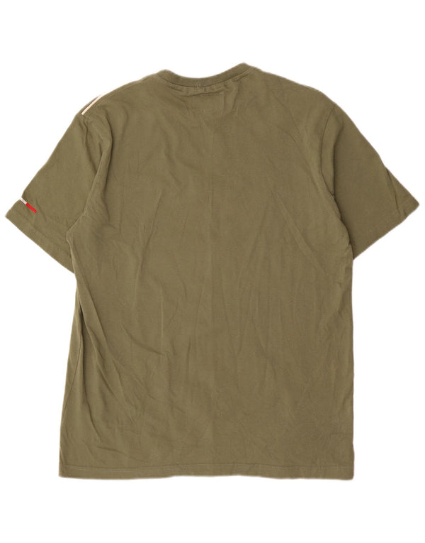 Мужская футболка с рисунком Vespa, 2XL, цвет хаки, хлопок