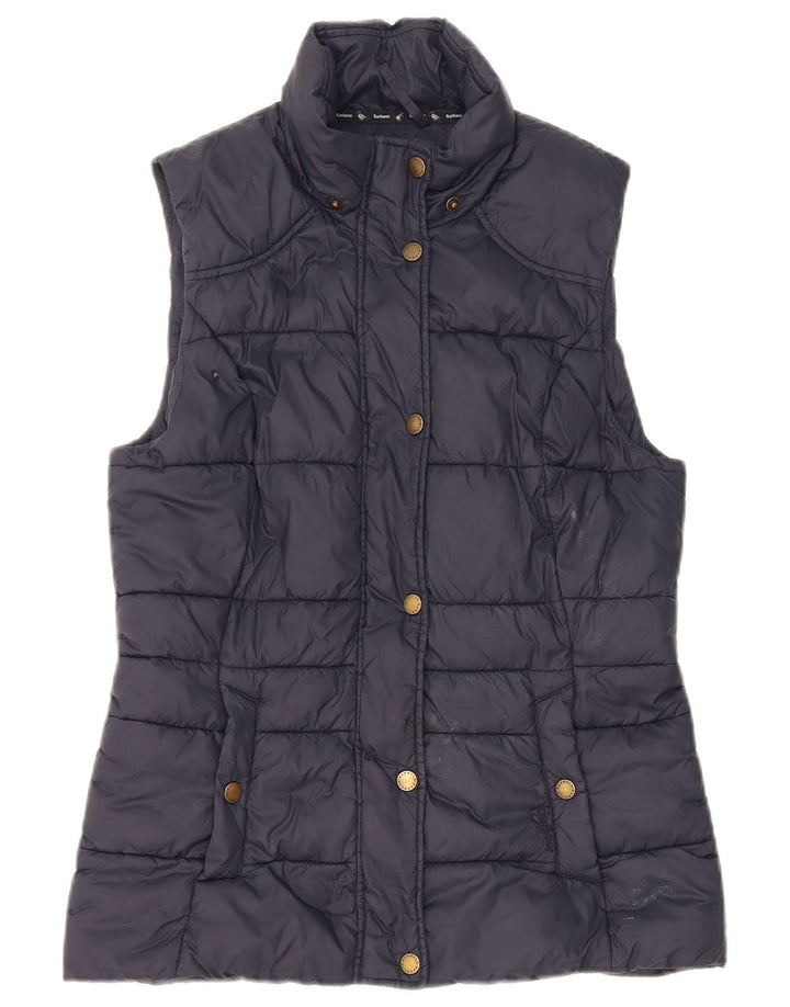 Женский утепленный жилет Barbour UK 8, маленький размер, темно-синий, полиамид