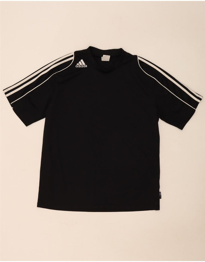 Мужская футболка Adidas Climalite, большой черный полиэстер