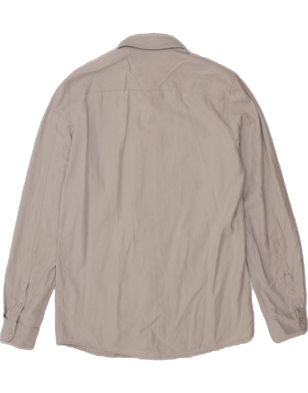 COS Mens Shirt Small Grey Lyocell Vintage Cos and Second-Hand Cos from Messina Hembry 