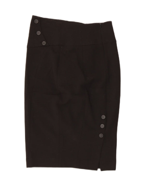 Zara Womens Pencil Skirt Medium W28 Black Polyester