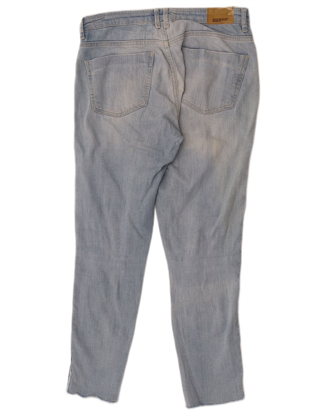 Женские узкие джинсы Zara EU 38, маленькие W28 L27, синие цветные блоки