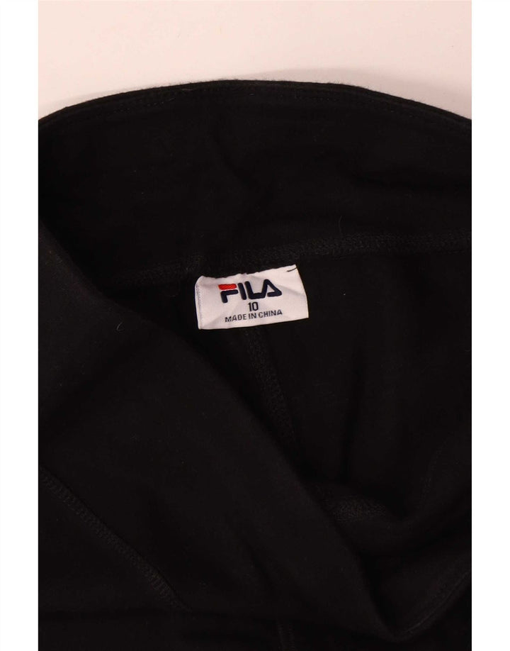 Женские леггинсы с рисунком Fila UK 10, маленькие черные