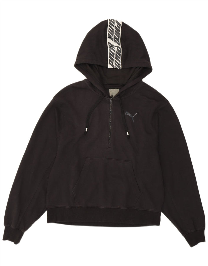 Женский джемпер с капюшоном PUMA UK 16, большой черный, хлопок