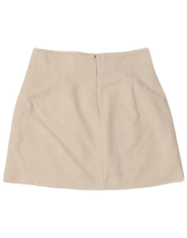 Женская мини-юбка Zara Medium W28, белый хлопок