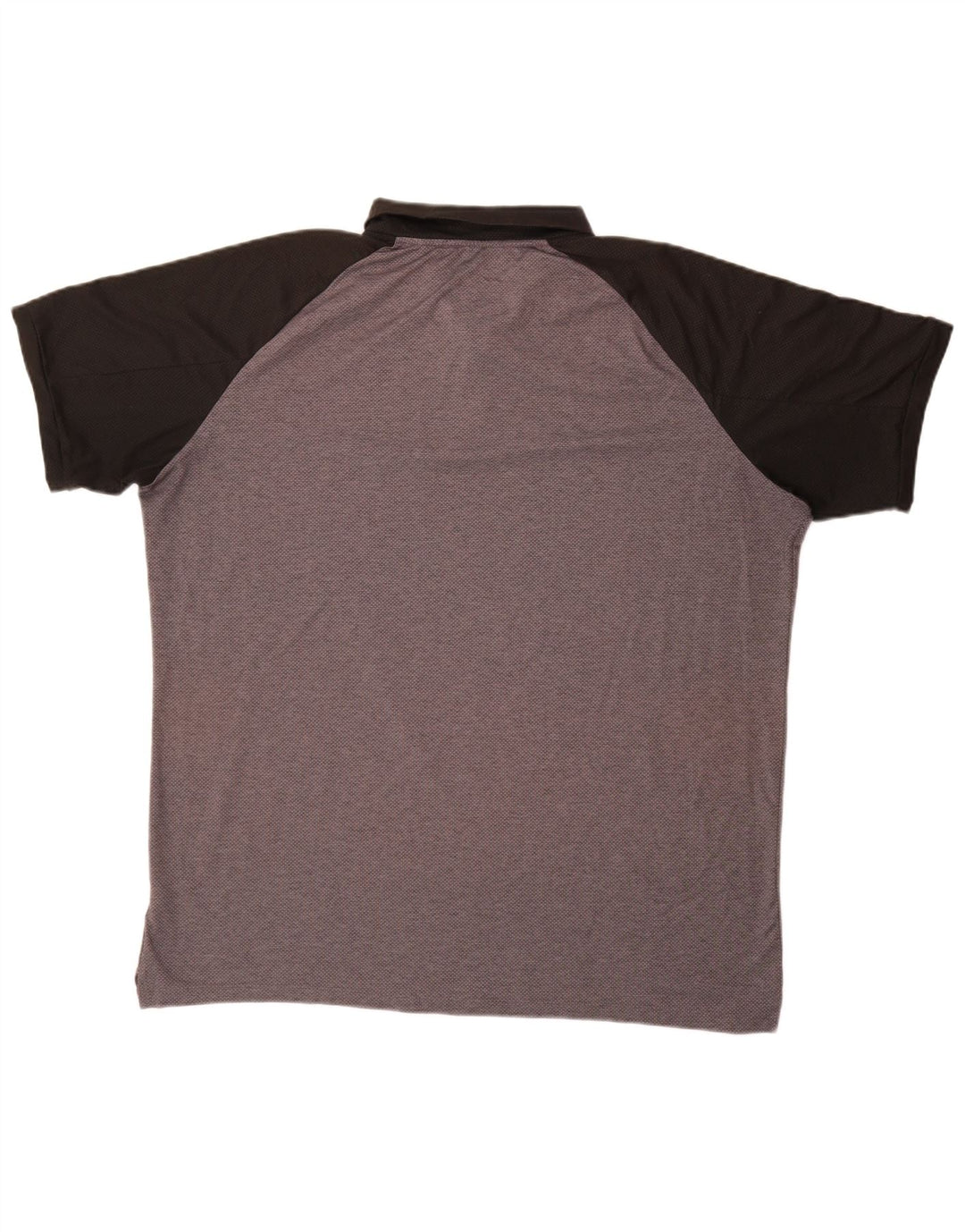 Мужская рубашка-поло NIKE Dri Fit XL, серая, полиэстер с цветными блоками