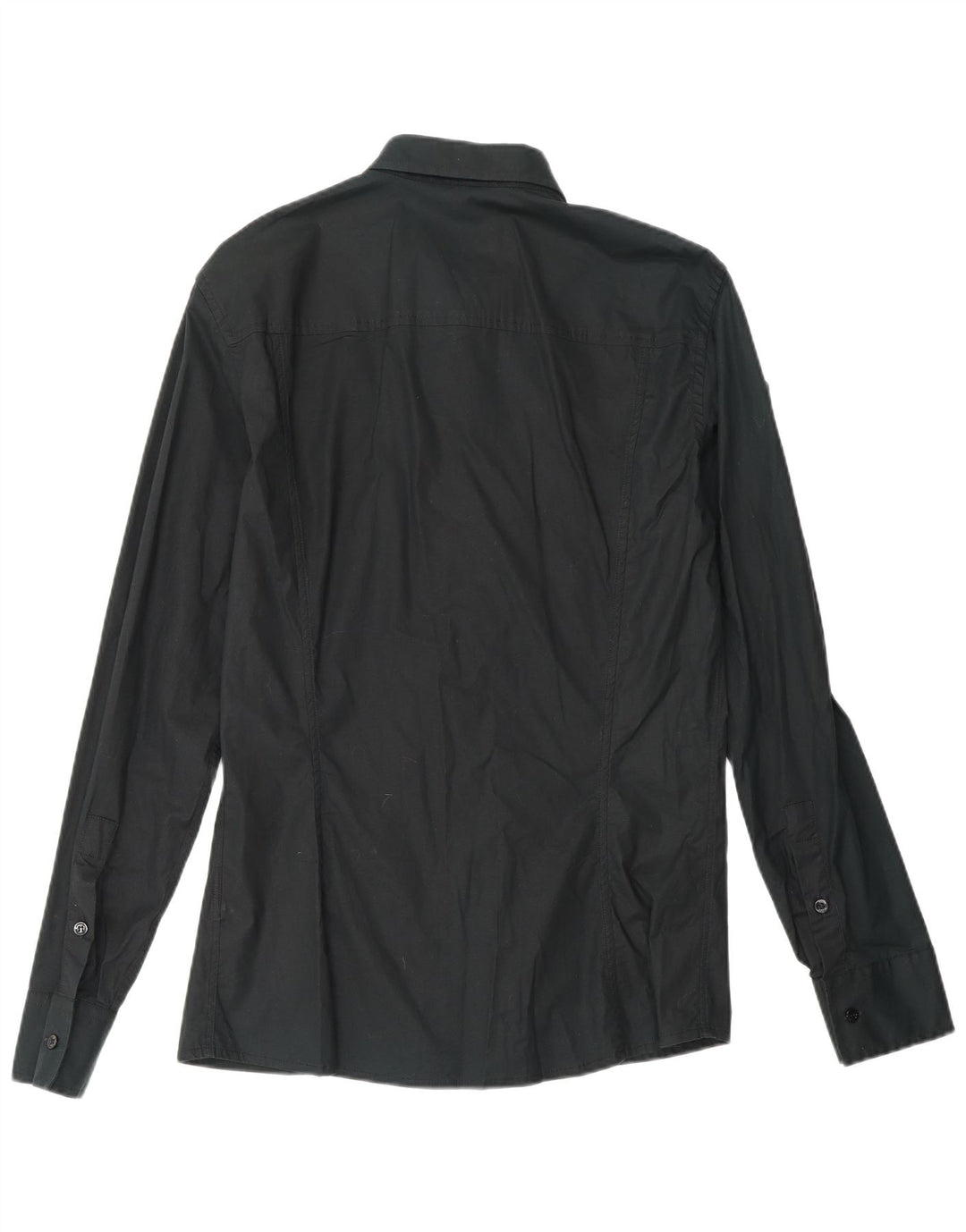 BIKKEMBERGS Мужская рубашка с рисунком, большая черная хлопковая рубашка