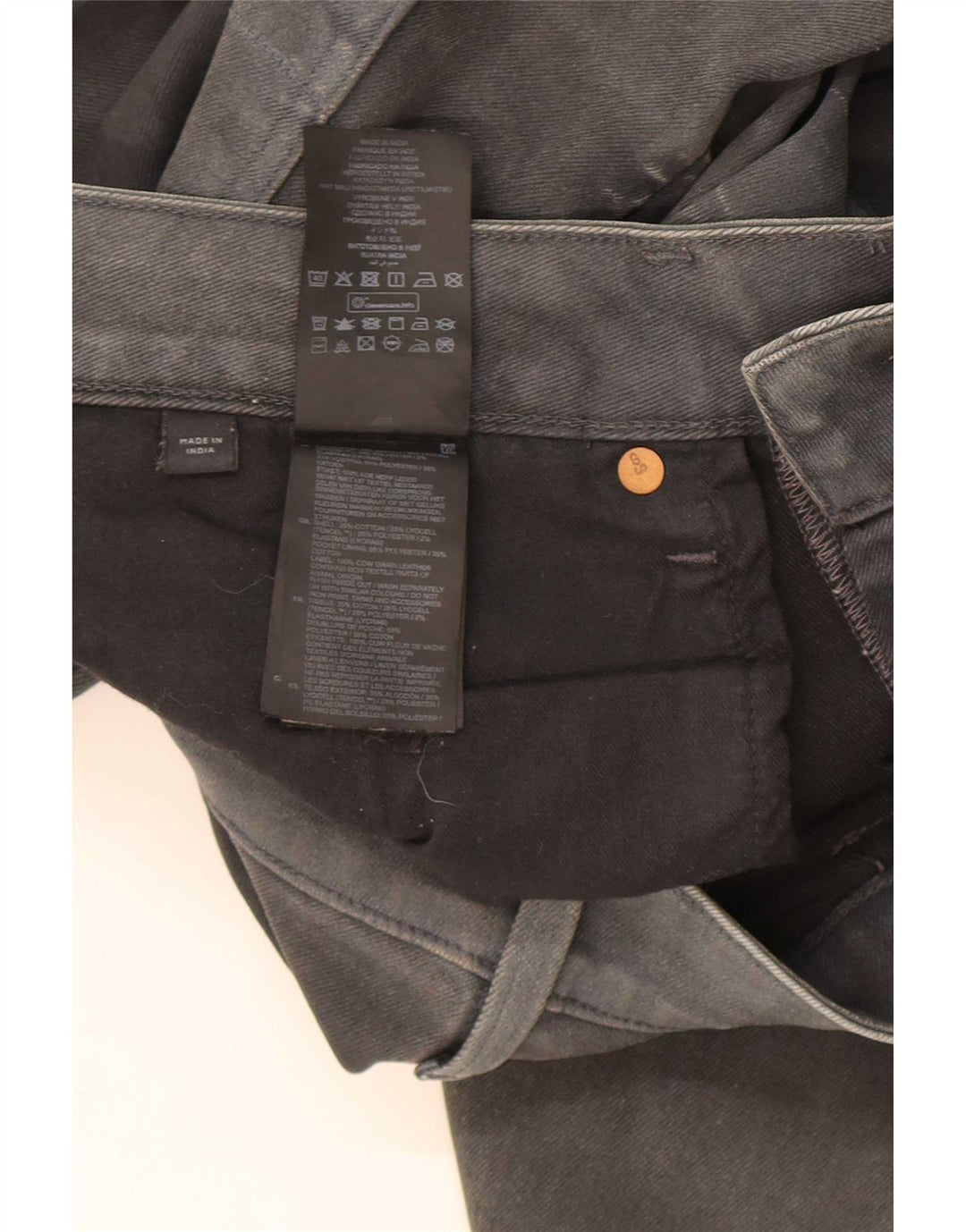 Мужские узкие джинсы G-Star W32 L25 Серый хлопок