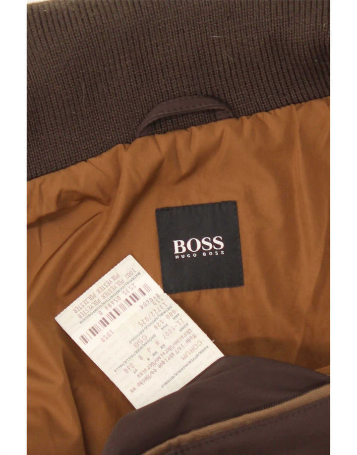 Мужская универсальная куртка Hugo Boss EU 58 3XL Коричневый полиэстер