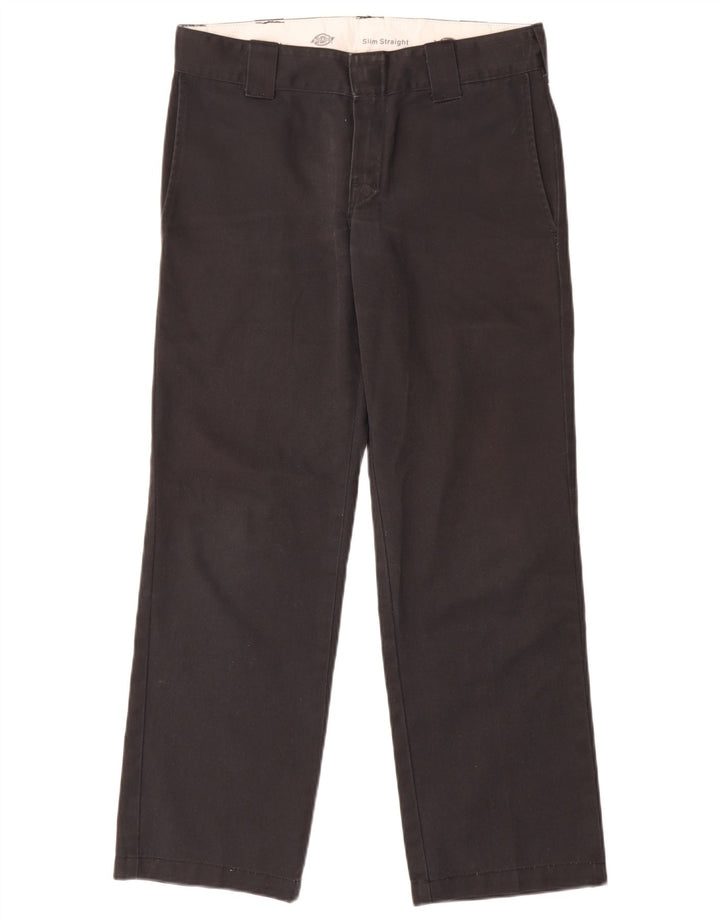 Мужские узкие прямые брюки-чинос Dickies W30 L30, черный полиэстер