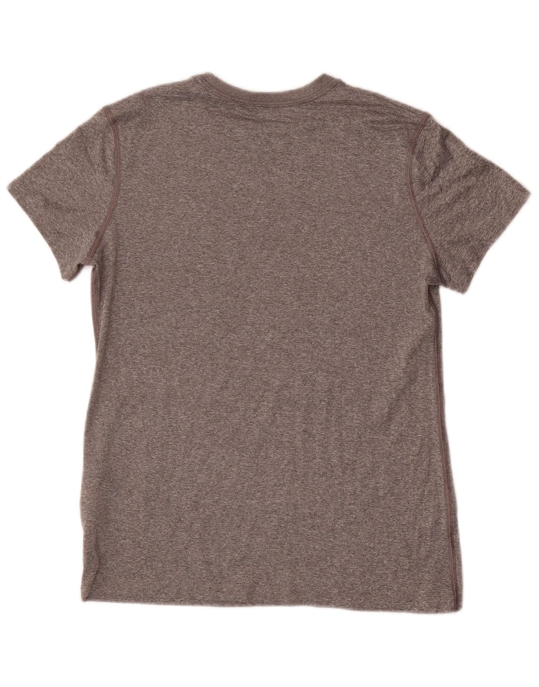 Футболка NIKE с рисунком для девочек, топ 13–14 лет, XL, серый полиэстер с крапинками