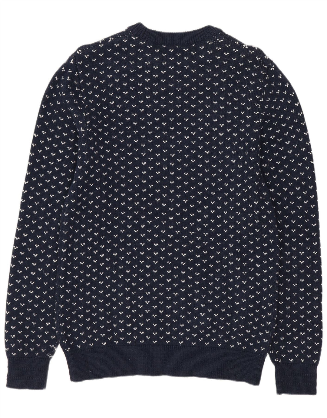 JACK & JONES Мужской джемпер с круглым вырезом, средний темно-синий