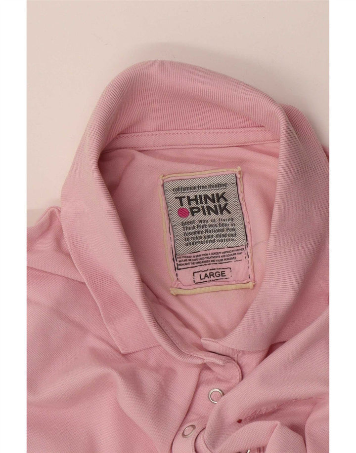Женская рубашка поло Think Pink, Великобритания, 14, большая