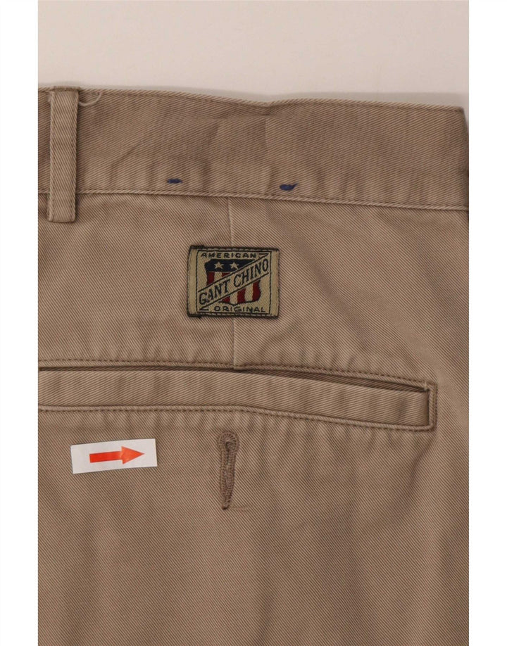 Gant Mens Pegged Chino Shorts Large W36 Beige