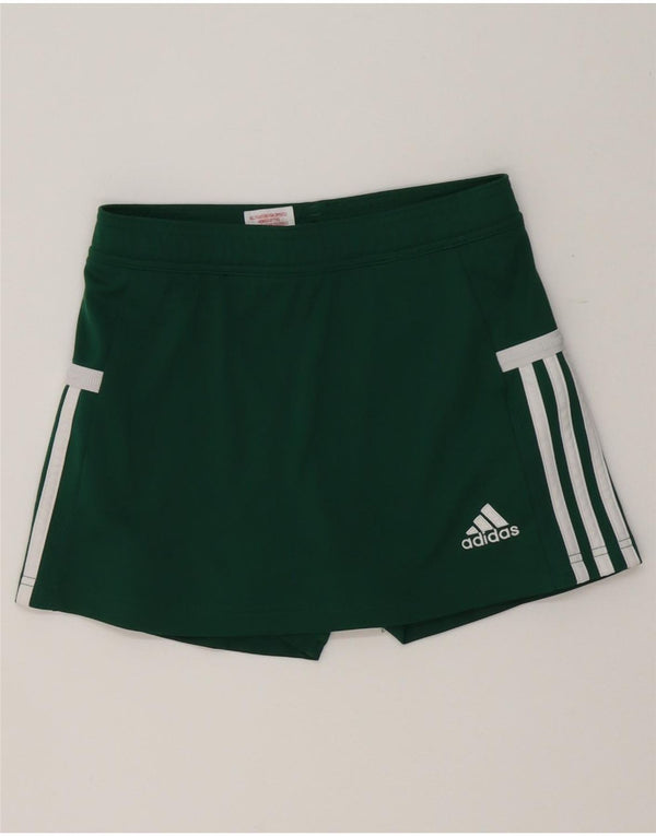 Юбки Adidas для девочек 11-12 лет, зеленый полиэстер