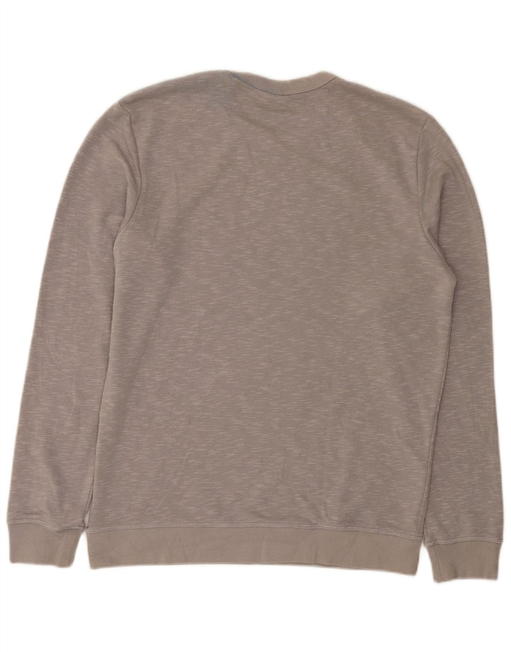 Мужской свитшот с рисунком Jack & Jones средний серый в крапинку