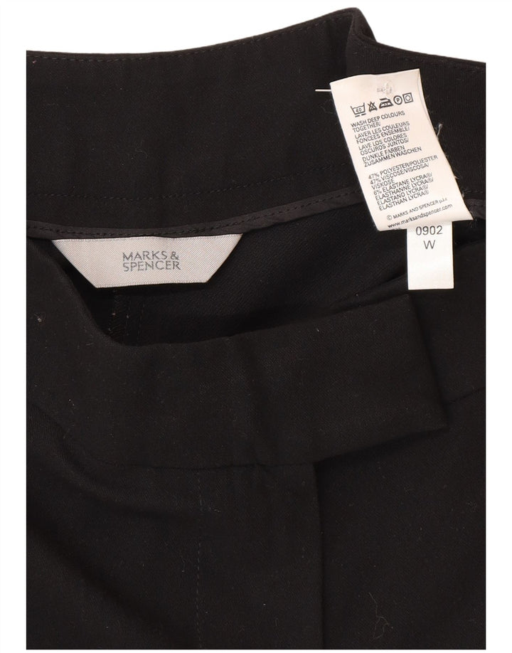 Женские повседневные брюки Marks & Spencer Bootcut UK 12 Medium W30 L29, черные