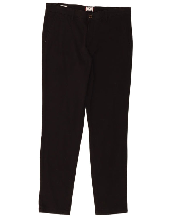 Мужские брюки-чиносы Jack & Jones W34 L32, черные, хлопковые
