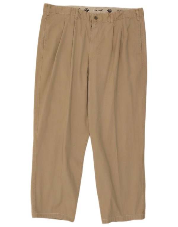 Мужские брюки-чиносы Dockers W40 L28, бежевый хлопок