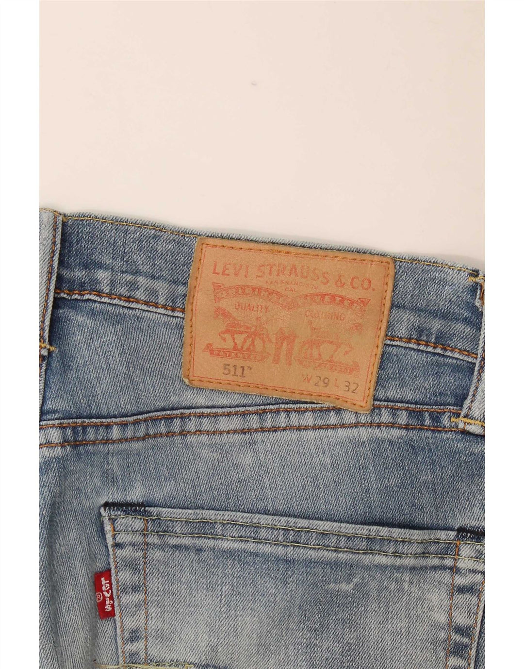Мужские джинсы Levi's Slim 511 W29 L32 синие, хлопок