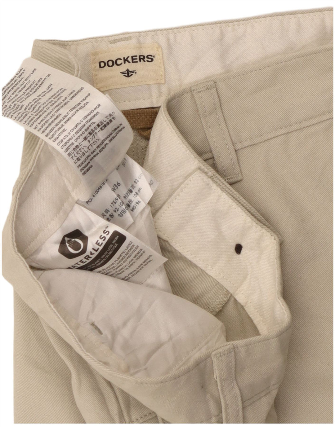 Мужские шорты-карго Dockers W36, большие, бежевые, хлопок