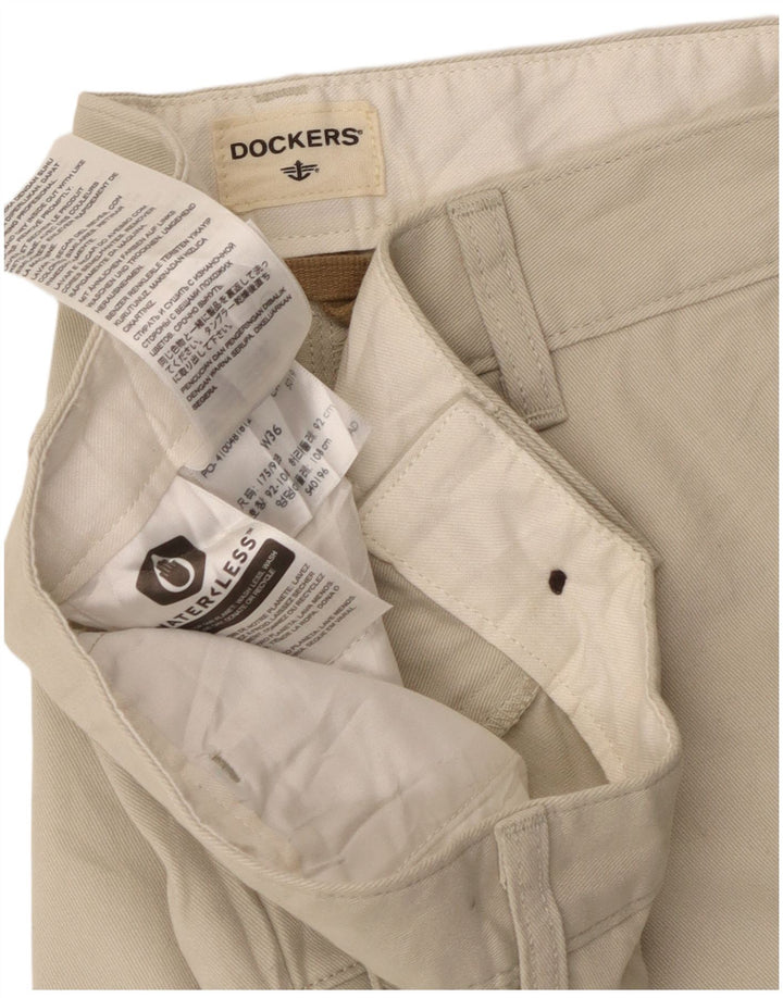 Мужские шорты-карго Dockers W36, большие, бежевые, хлопок