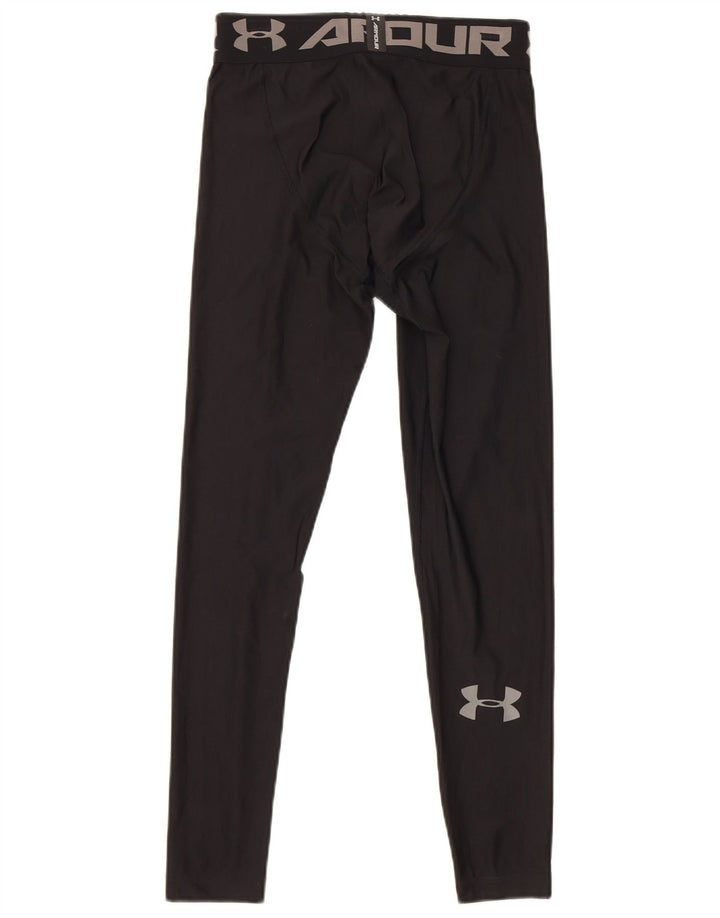 Мужские леггинсы с рисунком Under Armour, средний черный полиэстер