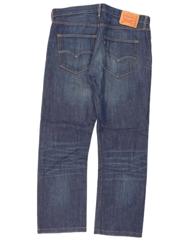 Мужские прямые джинсы Levi's 501 W36 L30 синие, хлопок