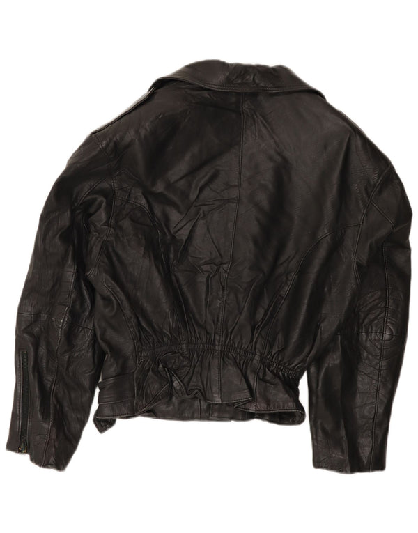 Женская кожаная косуха MISS JOY IT 42 Medium Black Leather