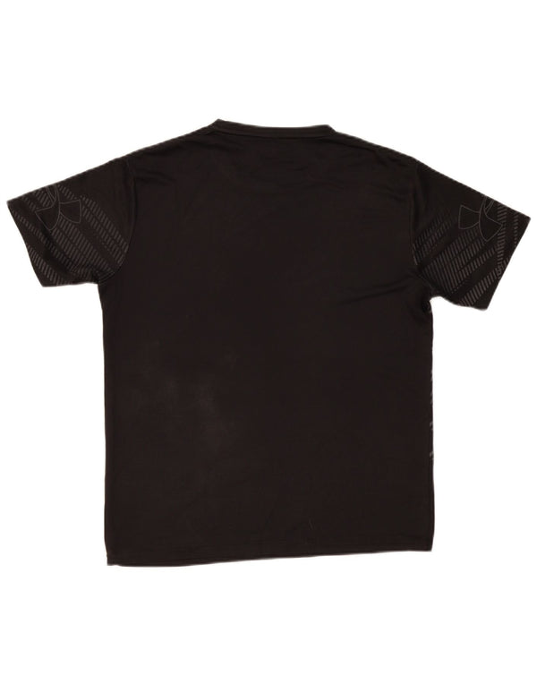 Женская футболка с рисунком Under Armour Heat Gear Top UK 16, большая черная полоска