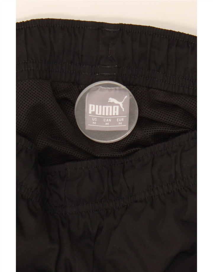 Мужские спортивные брюки Puma, джоггеры, средний черный, полиэстер