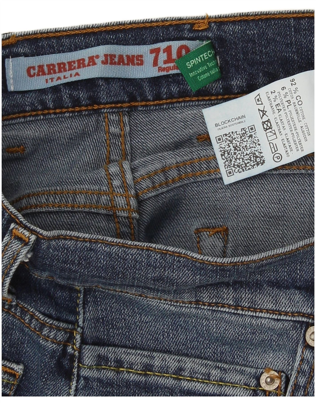 Мужские джинсы Carrera 710 Regular Fit W32 L33, синий хлопок
