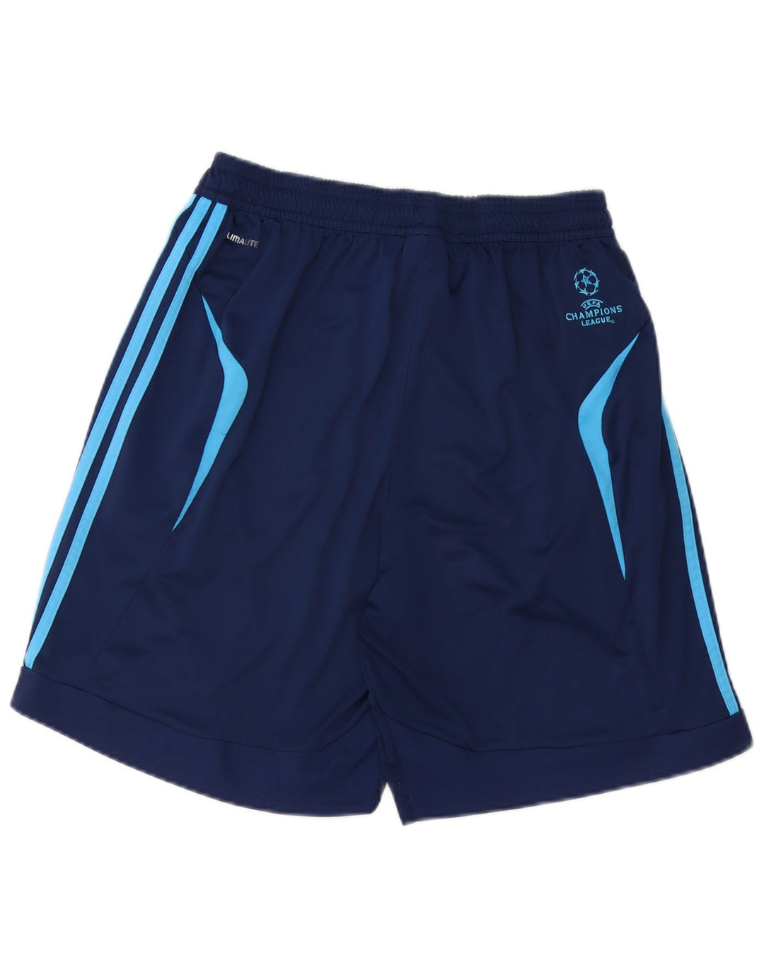 Мужские спортивные шорты Adidas Climalite, большие темно-синие, полиэстер