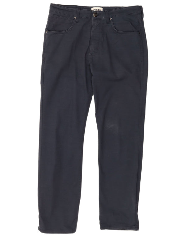 Мужские прямые повседневные брюки Wrangler Arizona W34 L30, темно-синие, хлопковые