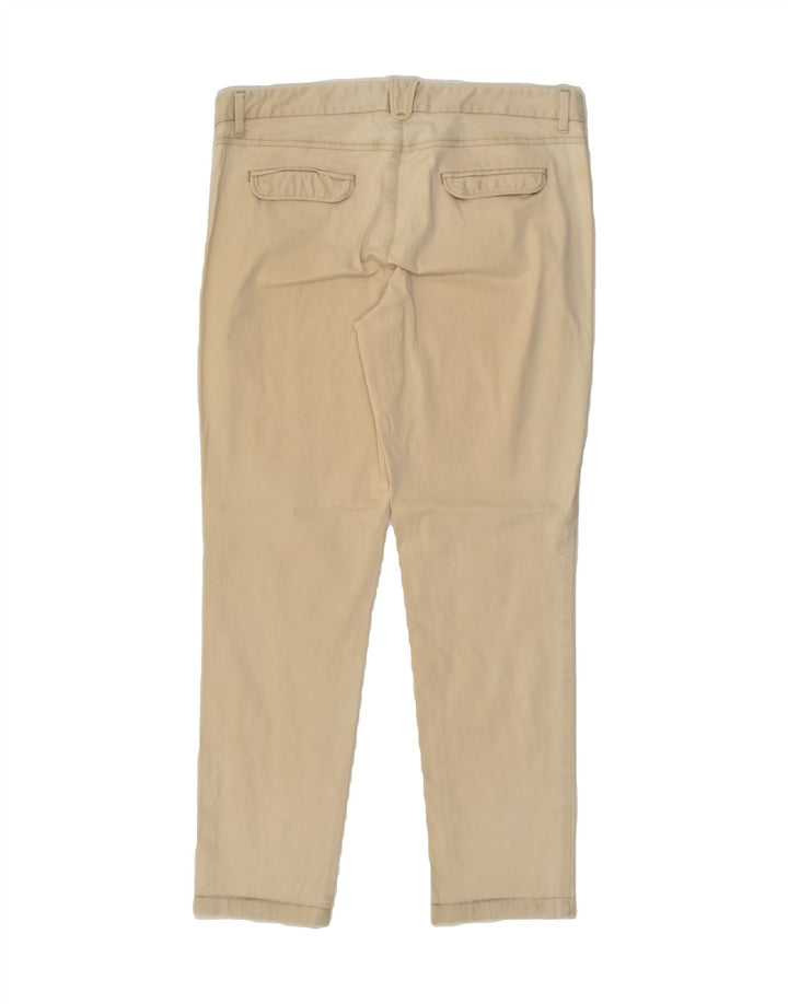 MASSIMO DUTTI Womens Slim Chino Trousers W30 L27  Beige Cotton | Vintage Massimo Dutti | Thrift | Second-Hand Massimo Dutti | Used Clothing | Messina Hembry 