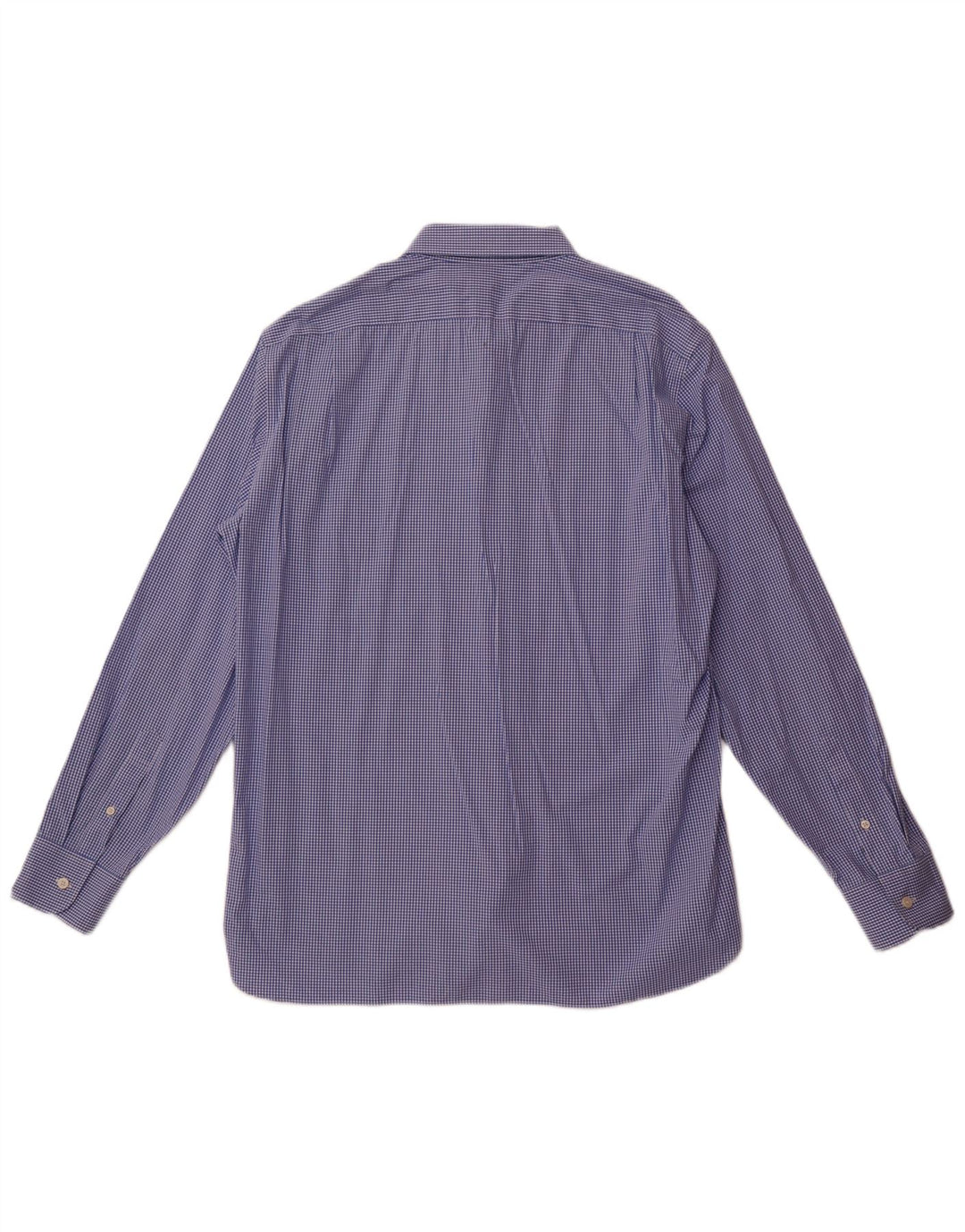 Мужская рубашка стрейч J. Crew, размер 17 17/12 XL, синяя в мелкую клетку