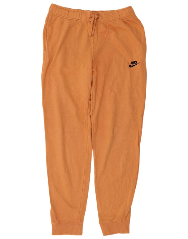 Женские спортивные брюки Nike Joggers UK 14, хлопок среднего оранжевого цвета