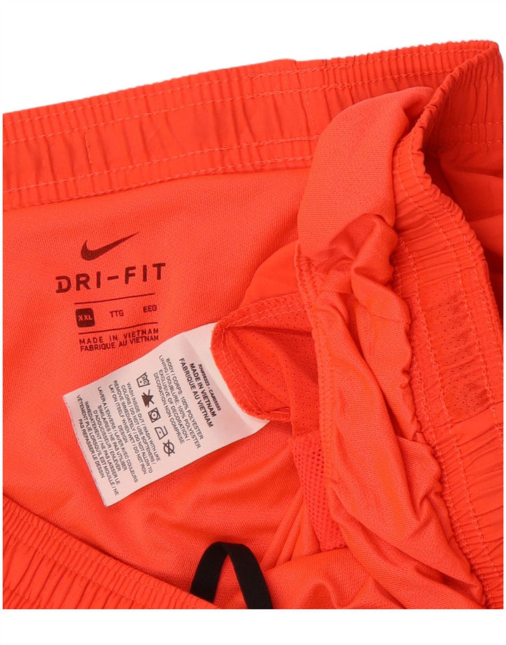 Женские спортивные шорты Nike Dri Fit UK 20 2XL, оранжевые, полиэстер
