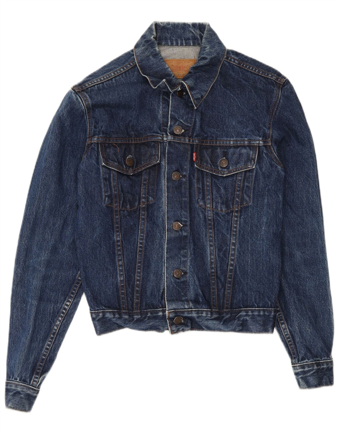 Женская джинсовая куртка LEVI'S EU 36, маленькая синяя