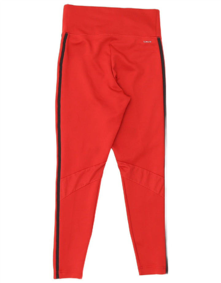 Женские леггинсы Adidas Climalite UK 12/14, средний бордовый полиэстер