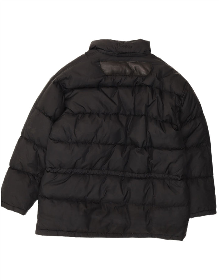 Мужская стеганая куртка Lee UK 40, большая черная, полиэстер