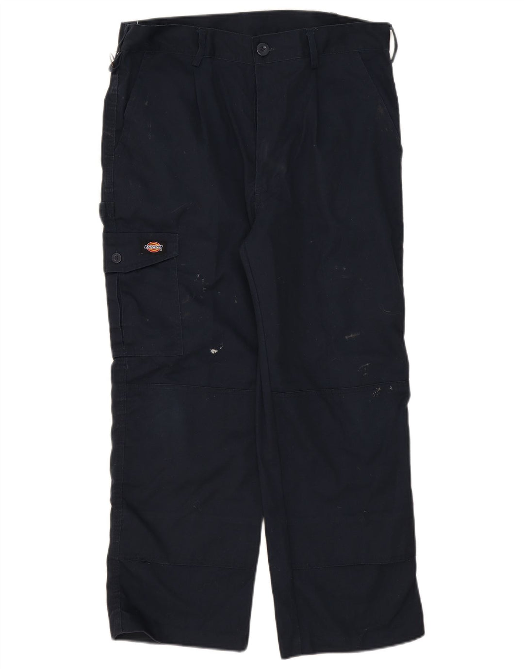 Мужские прямые брюки-карго Dickies W34 L26 темно-синие из полиэстера