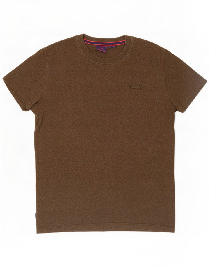 Мужская футболка Superdry Top Medium Khaki Cotton