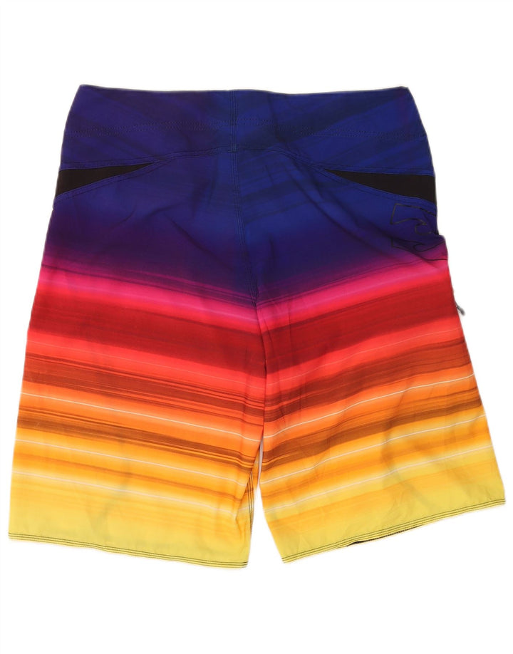 Billabong Мужские шорты для плавания с рисунком, большие разноцветные полоски