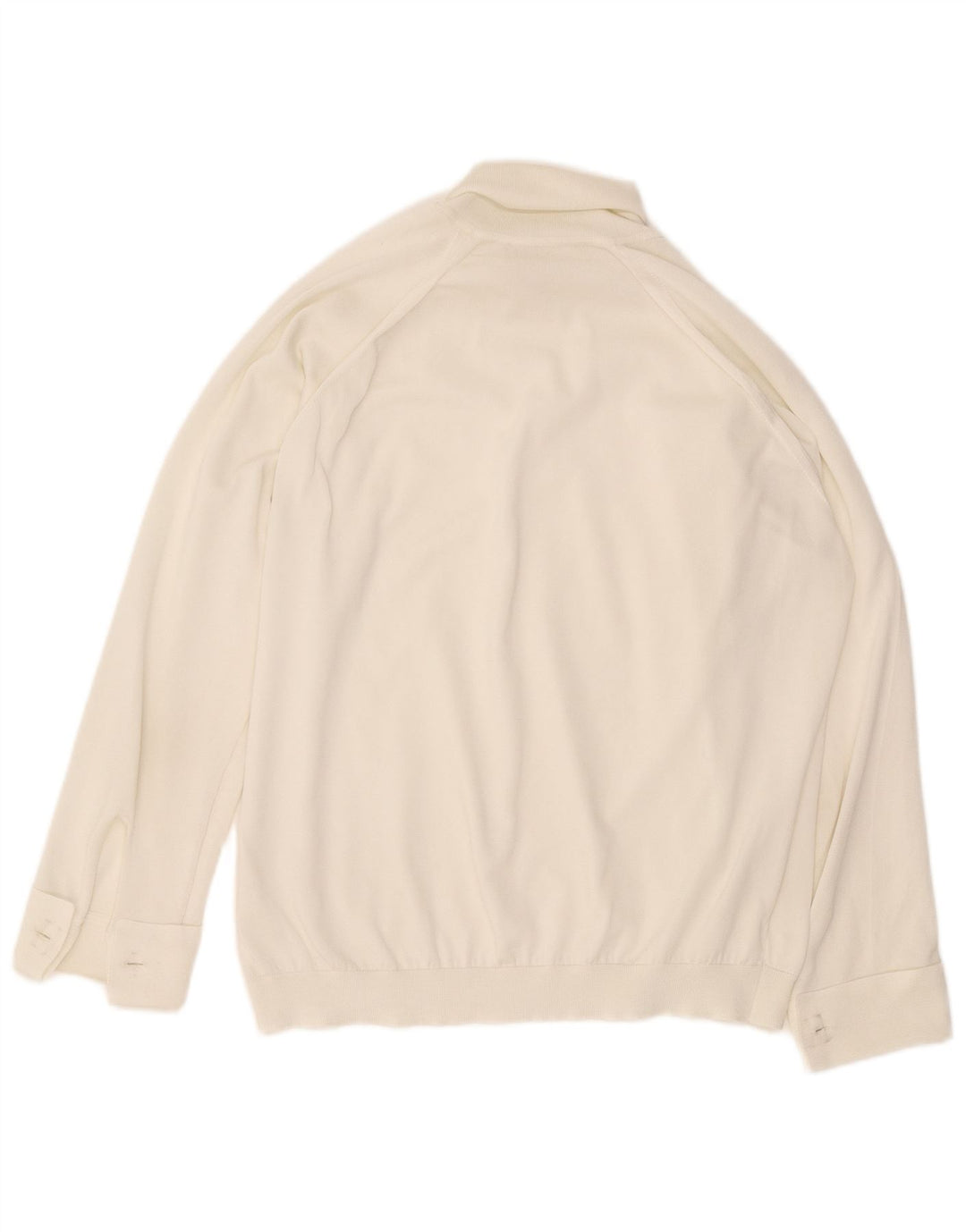 Винтажная женская блузка оверсайз с длинным рукавом, Великобритания, 16, большая белая